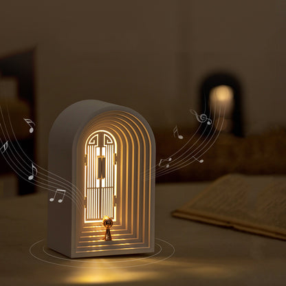 Nordic Table Lamp LED Creative Bedside Decoration Bluetooth Speaker Home Decor DealSniper.net