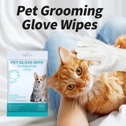 Pet Disposable Gloves Cat Dog Cleaning Dry Cleaning