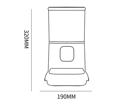 Pet Automatic Feeder Large Capacity Smart Voice Recorder Pets dealsniper-net