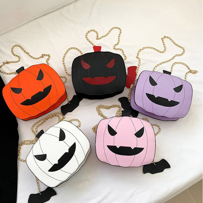 Halloween Cartoon Pumpkin Shoulder Bag Women dealsniper-net