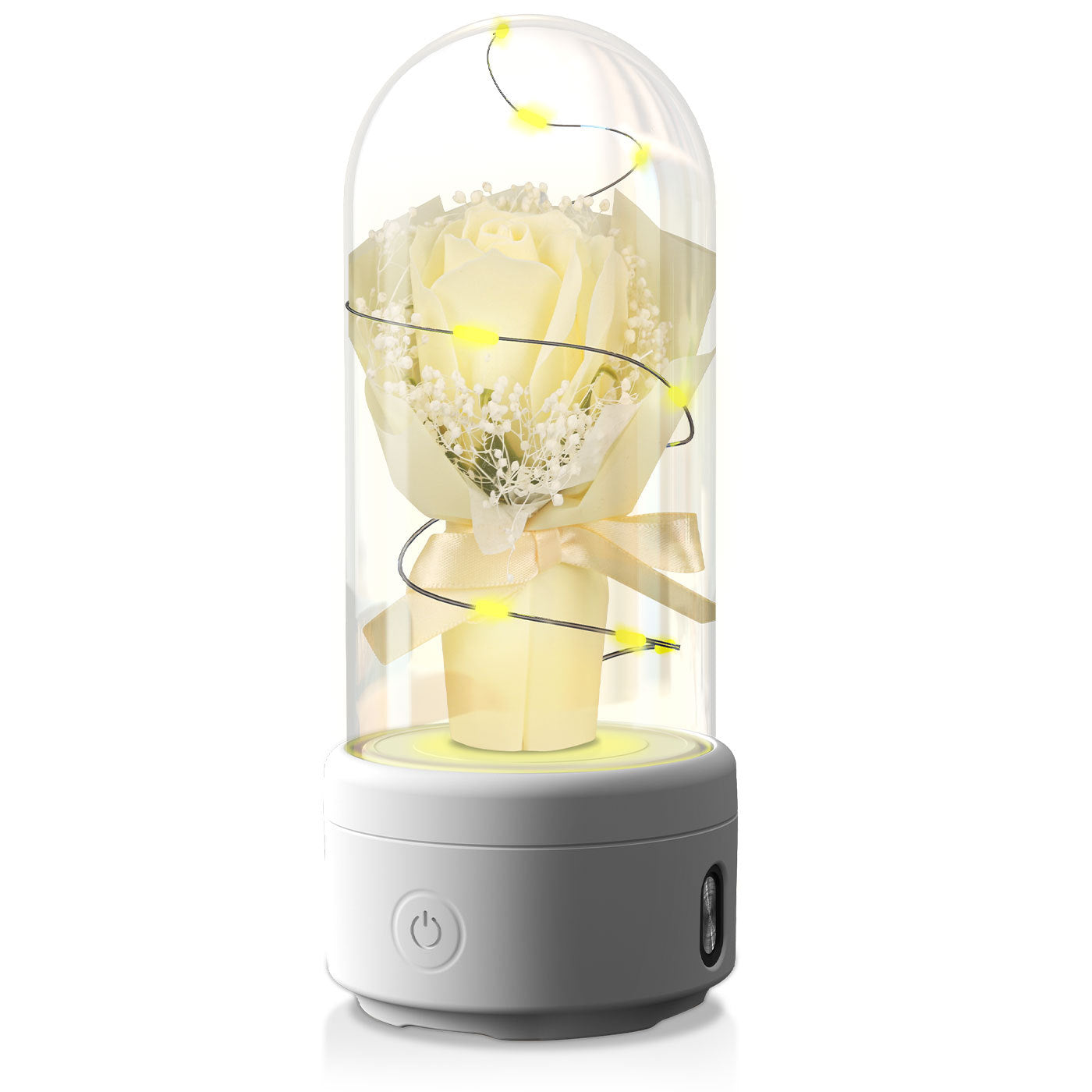 Creative 2 In 1 Bouquet LED Light And Bluetooth-compatible Speaker