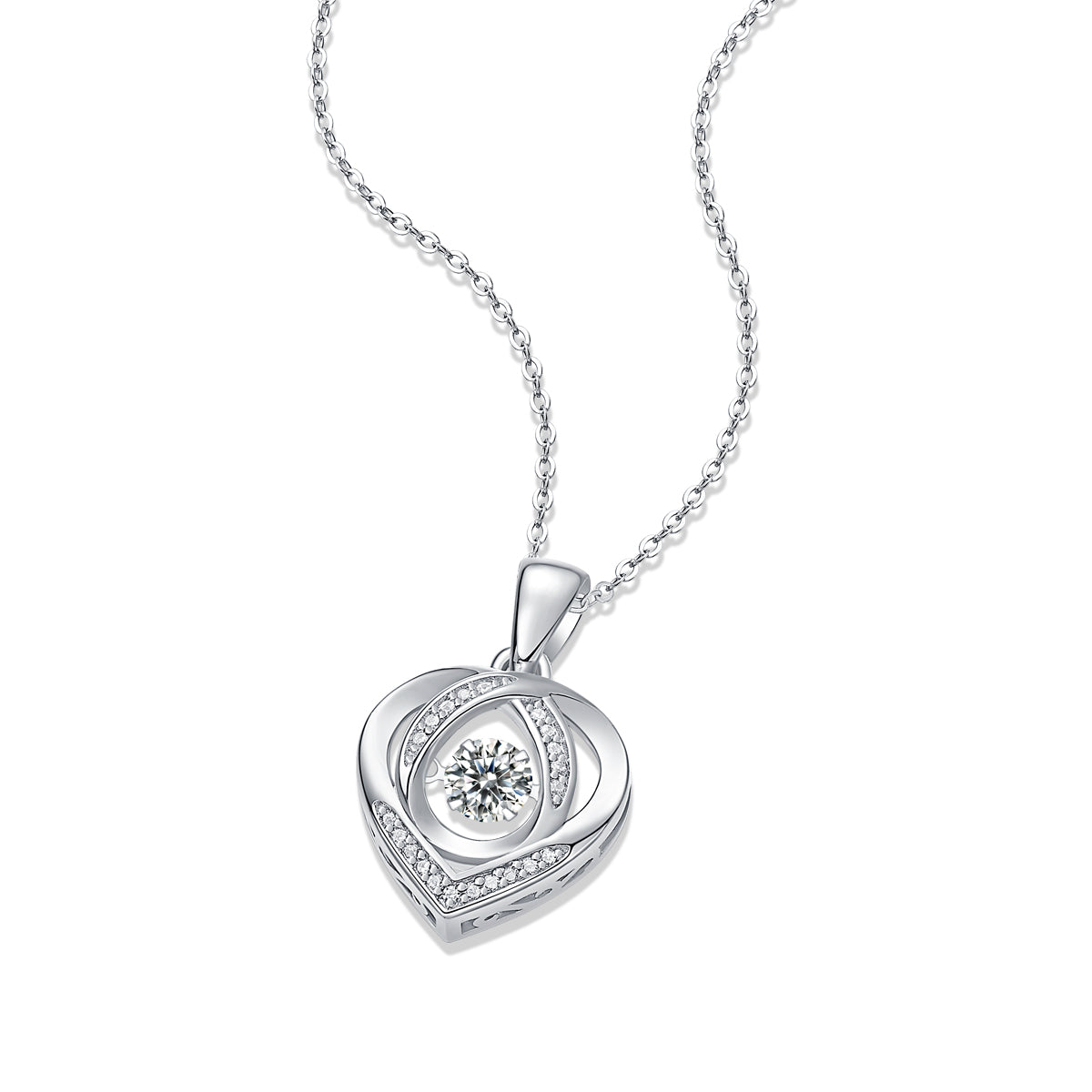 Heart To Have Your Luxurious Fashion Diamond Pendant Necklace Set Jewelry Gym From House