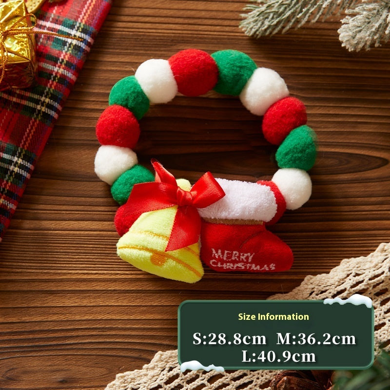 Pets Christmas Collar Stretch Ornament Pet Pets Gym From House Christmas Shoes L