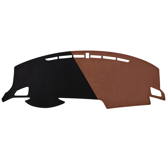 Car Suede Dashboard Cover Center Console Sunshield Retrofitting Vehicle DealSniper.net Custom Black Brown