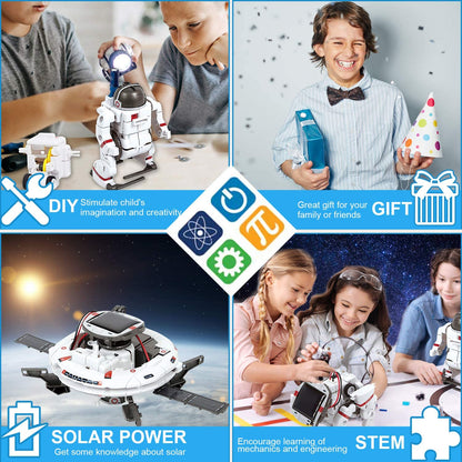 Solar Robot Toys Educational Scientific Fantasy Toy for Children Kids dealsniper-net