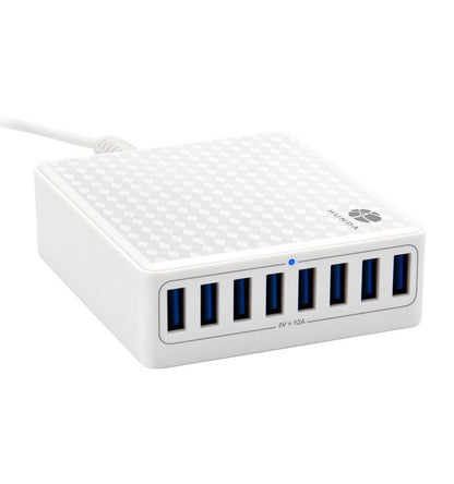 8-port USB universal power adapter for mobile phone Electronics DealSniper.net White AU