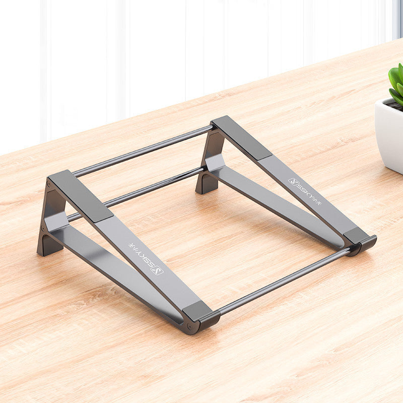 Portable Laptop Holder Stand Base Aluminum Alloy Computer Electronics DealSniper.net Grey