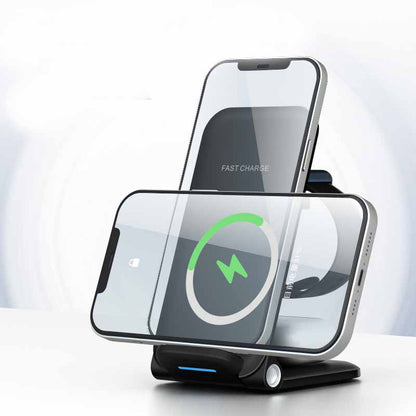 Desktop Vertical Multifunctional Three-in-one Wireless Charger Electronics dealsniper-net