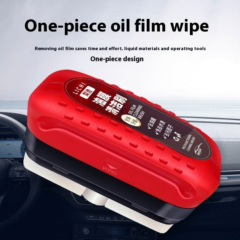 Automotive Oil Film Cleaning Brush Windshield Car Glass Vehicle Gym From House