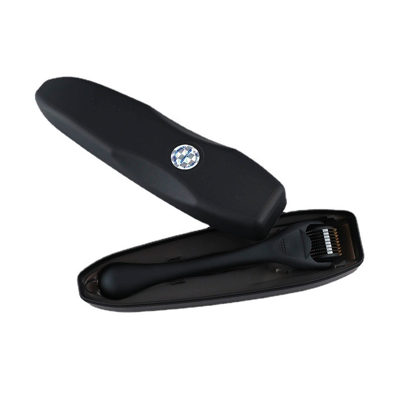 Matte Black Frosted Titanium Alloy Needle Roller Beard Roller Men Gym From House