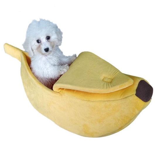 Pet House Dog Bed Banana Shape Dog House Cute Pet