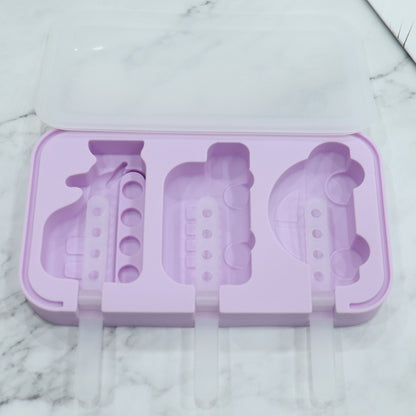 Fashion Creative Silicone Ice Cream Mold Kitchen dealsniper-net Vehicle purple