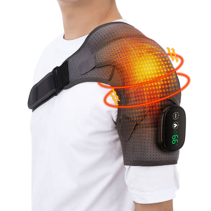 USB Rechargeable Convenient Electric Heating Shoulder Massage Health null