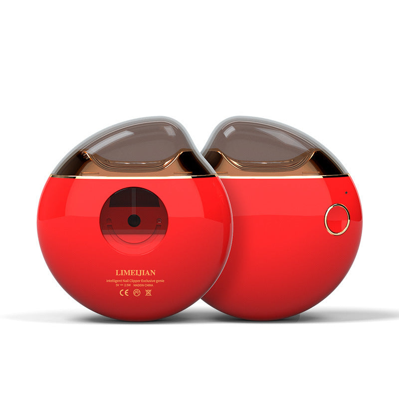 Fashion Baby Automatic Trimming Electric Nail Clippers Beauty DealSniper.net Red