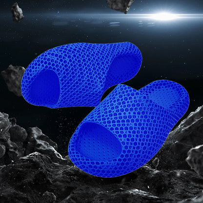 3D Printing Slippers Soft Breathable Waterproof Non-slip Women Gym From House Blue 36