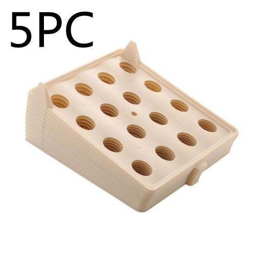 Multifunctional Durable Plastic Laundry Storage Fold Board House DealSniper.net Apricot 5PC