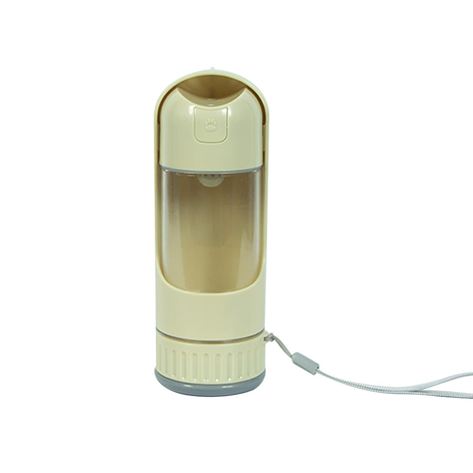 Portable Cup Pet Multifunctional 350ml Folding Cup Pets dealsniper-net 350ML Beige White