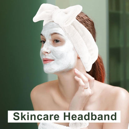 Hairband Bracelet Head Buckle Four-piece Set Beige Beauty DealSniper.net