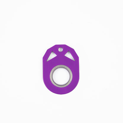 Creative Fidget Spinner Toy Keychain Hand Spinner Anti-Anxiety Toy Deals dealsniper-net Purple 17mm 1PC