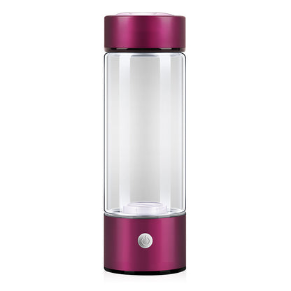 Hydrogen Water Bottles Electric Hydrogen Rich Water Generator Kitchen dealsniper-net Rose Red 401 500ml