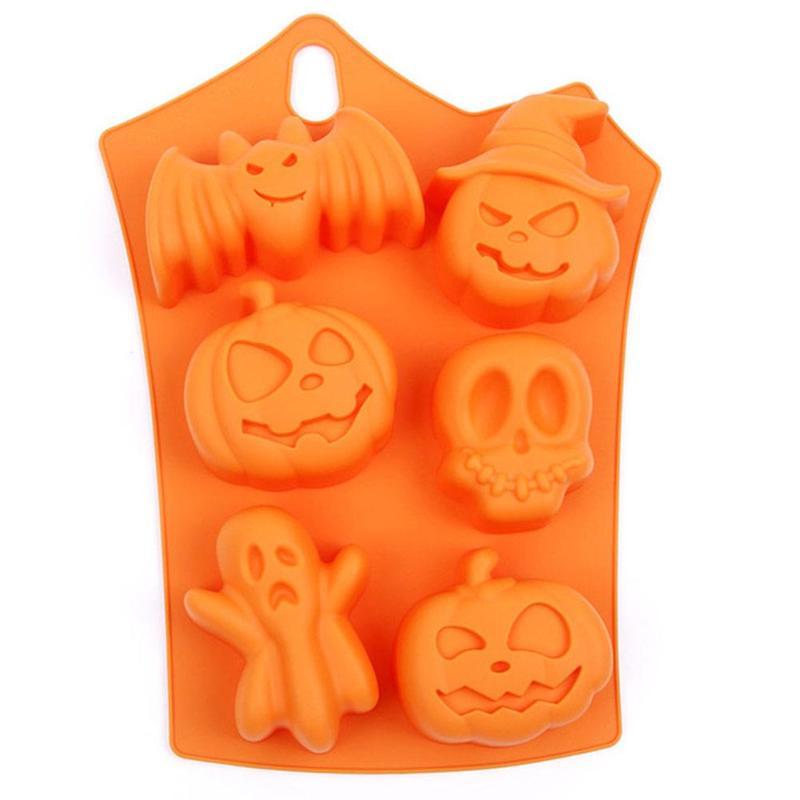 Halloween Pumpkin Cakes Silicone Mold Bald Cake Cake Holidays dealsniper-net default