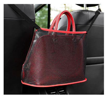 Car Net Pocket Handbag Holder Car Seat Storage Vehicle dealsniper-net Red