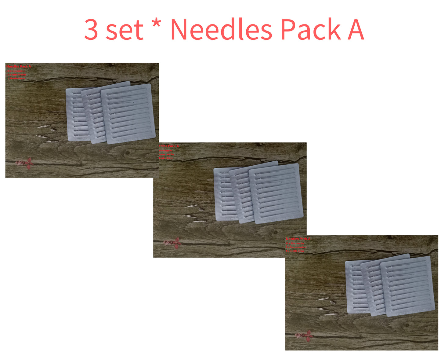 Blue Light Acne Beauty Instrument Beauty dealsniper-net 3 set Needles Pack A