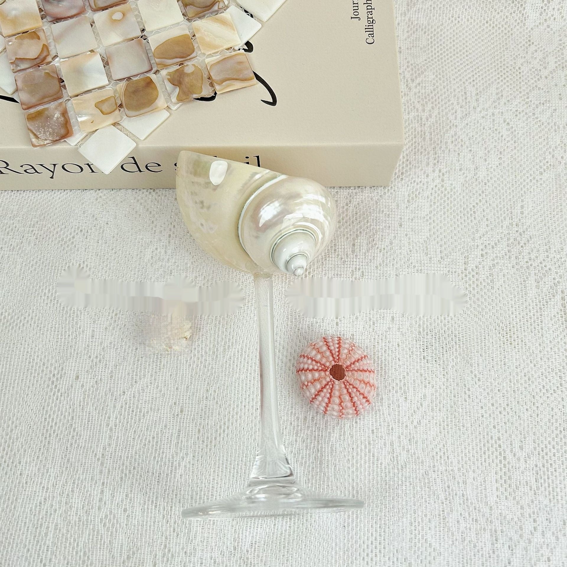 Ins Handmade Shell Conch Wine Glass Aromatherapy Dish Kitchen DealSniper.net