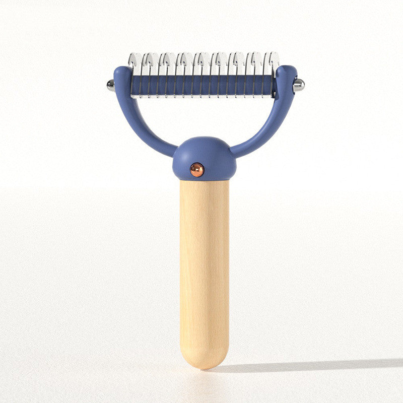 Fashion Personality New Pet Knot Comb Pets Gym From House Blue large