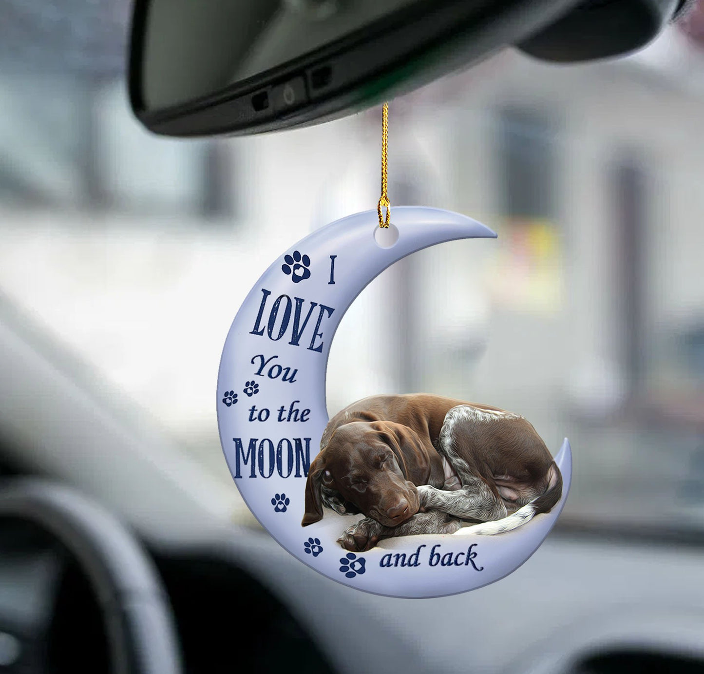 Car Pendant Sleeping Dog Angel Home Decor Acrylic Showcase Hanging Ornaments For Doors Vehicle DealSniper.net 1Style