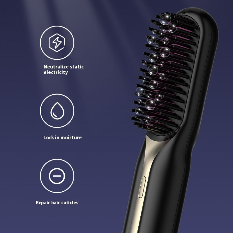 Home Straight Comb Wireless Charging Hair Straighteners Beauty dealsniper-net