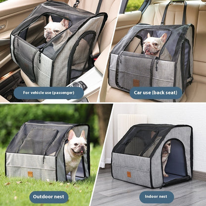 Portable Foldable Car Waterproof And Hard-wearing Pet Pets Gym From House