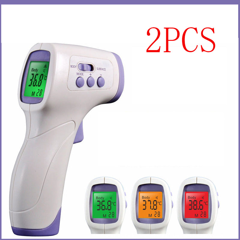Infrared Thermometer Gun Non-Contact Digital IR Thermal Camera Electronic dealsniper-net DN997 purple 2pcs