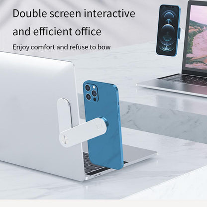 Laptop Phone Holder Adjustable Laptop Side Mount Clip Electronics DealSniper.net