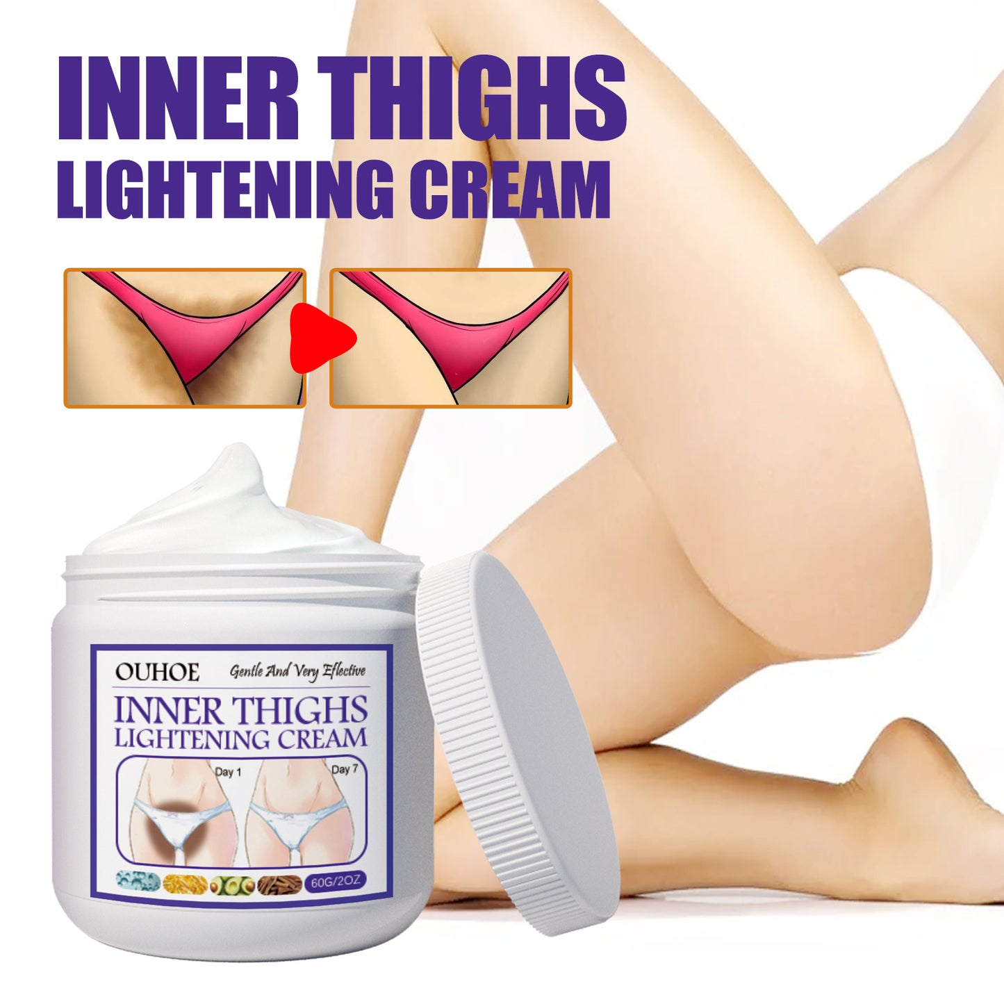 OUHOE Inner Thigh Skin Perfecting Cream Lightens