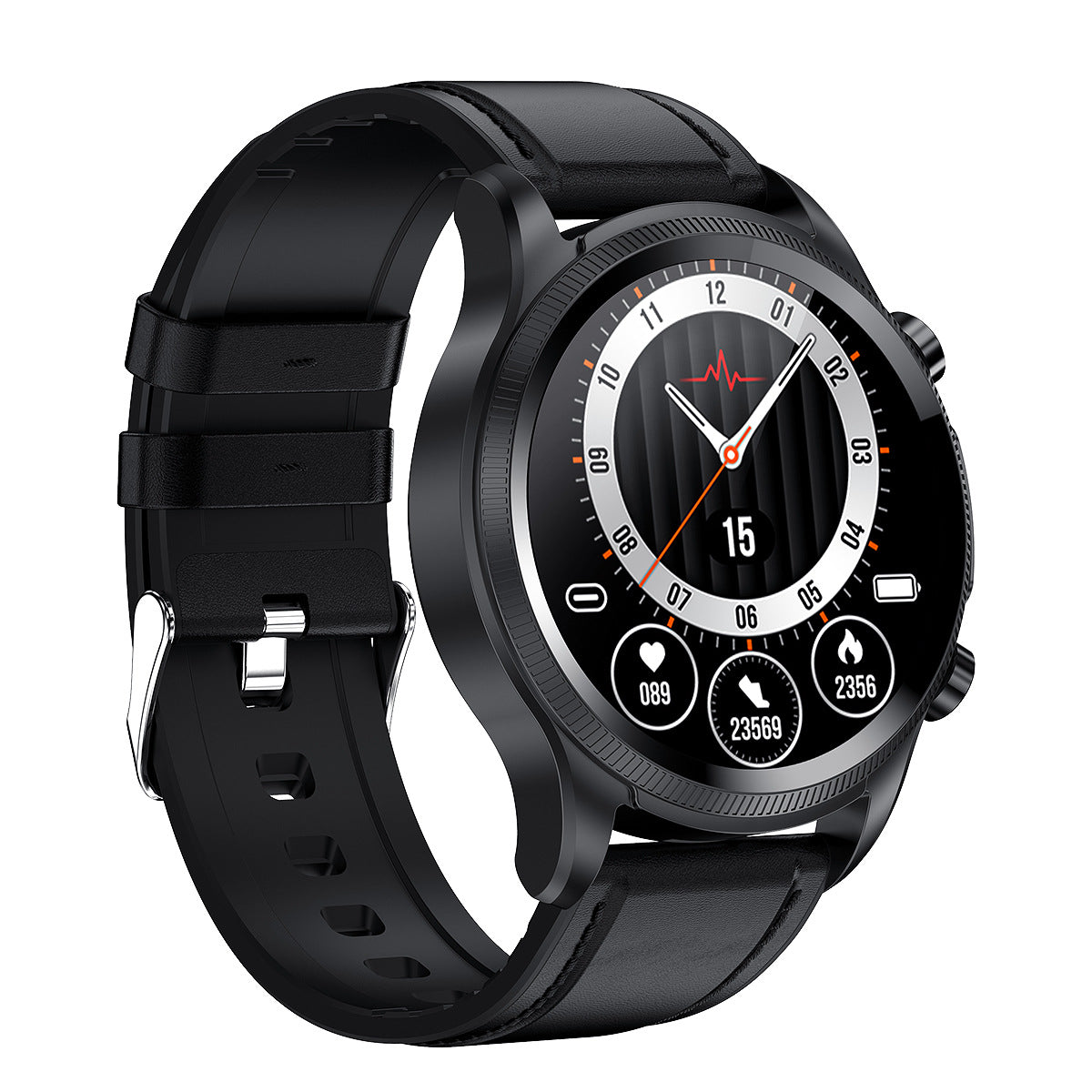 Oxygen ECG Temperature Blood Pressure Heart Rate Monitoring Laser Smart Watch Electronics DealSniper.net