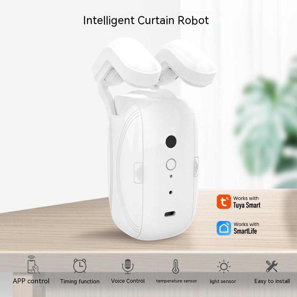 Wifi Curtain Robot Smart Home Roman Rod Electric Curtain Companion House dealsniper-net