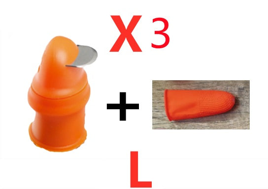 Silicone Thumb Knife Finger Protector Gears Cutting Garden DealSniper.net