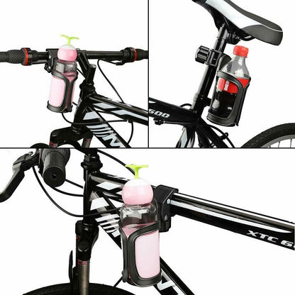 Water Bottle Cage Mount Drink Bicycle Handlebar Bike Cup Holder Cycling Beverage Outdoor DealSniper.net