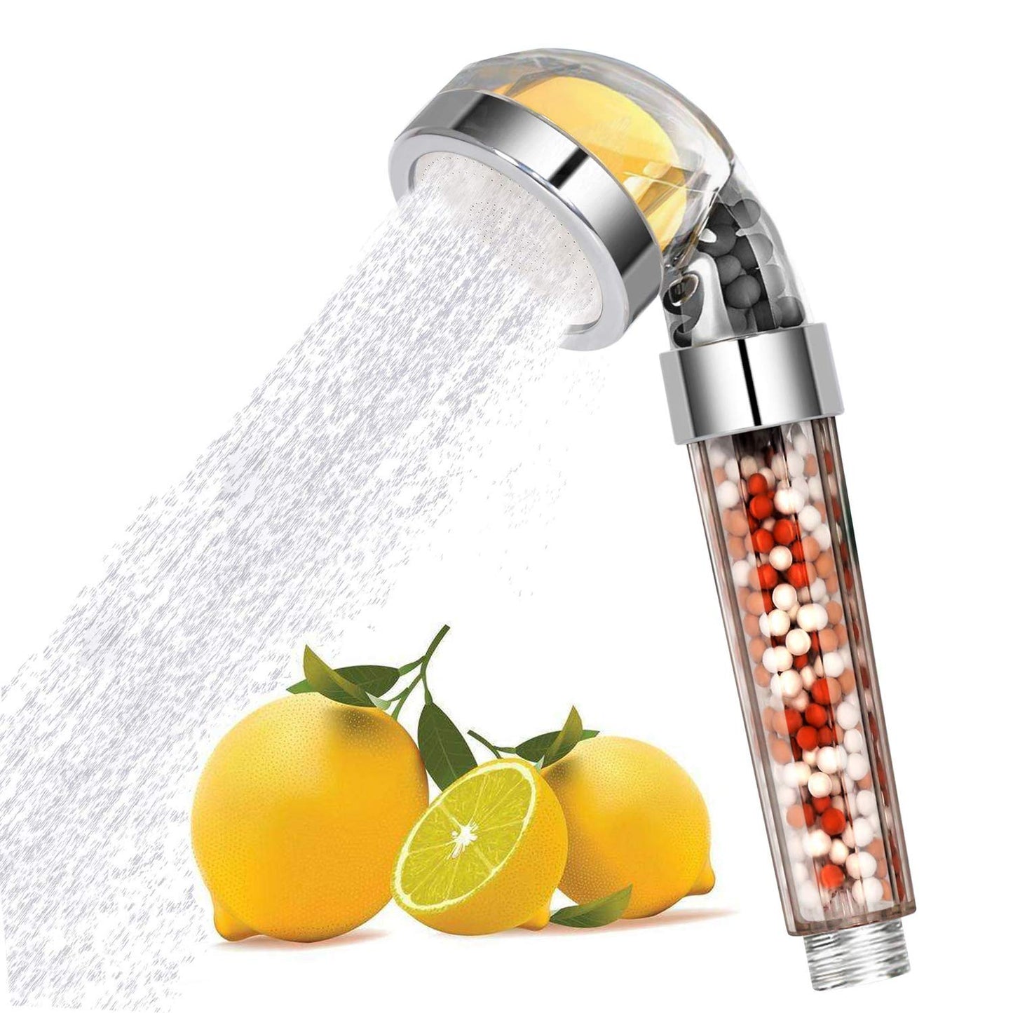 Bathroom Aroma Shower Head Vitamin C Lemon Scent Anion Shower Head Ai Recorder Gym From House