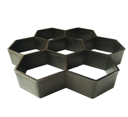 Ultralight diy garden paving mould hexagonal fancy mould Garden dealsniper-net G30x30 1pc