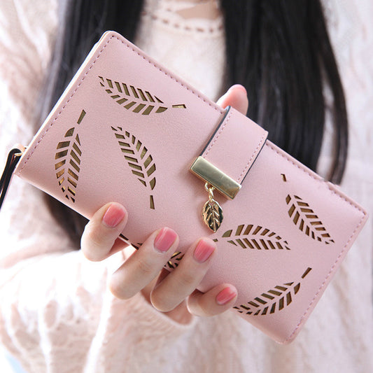 Women Long Wallet Fashion Handbag Wallet Money Bag Women dealsniper-net Pink