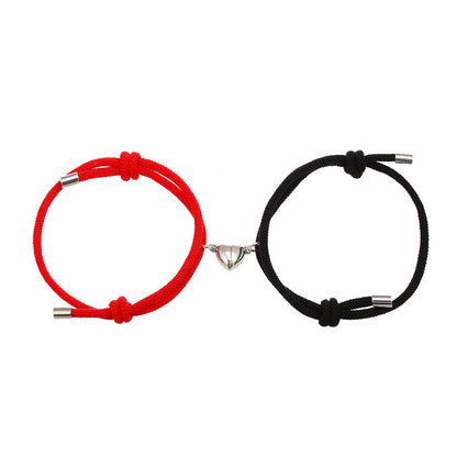 Simple Nylon Love Magnetic Bracelet Jewelry dealsniper-net