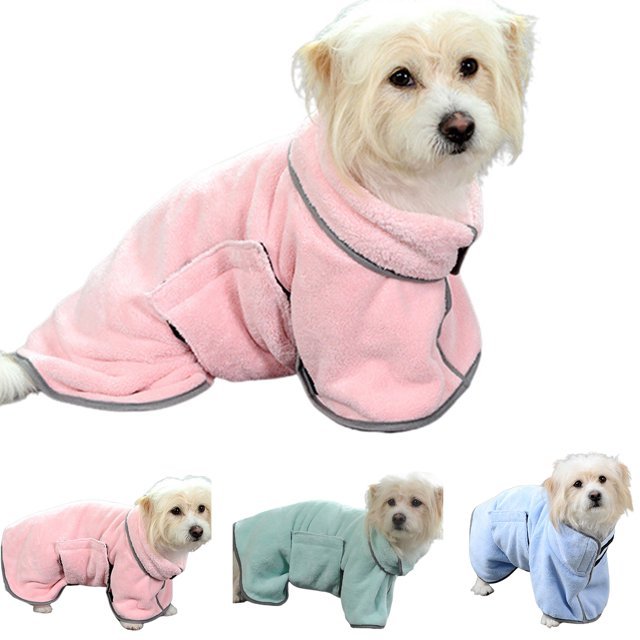 Quick-drying Pet Absorbent Towel Dog Bathrobe Pet Dog Pets dealsniper-net