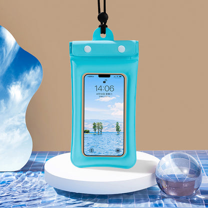 Inflatable Floating Touch Screen Mobile Phone Electronics DealSniper.net Light Blue Free Size