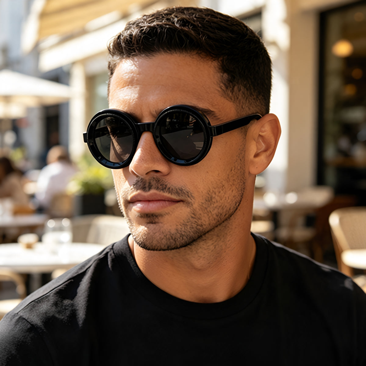New Large-Frame Sunglasses For Men With Metal Frames Men Gym From House
