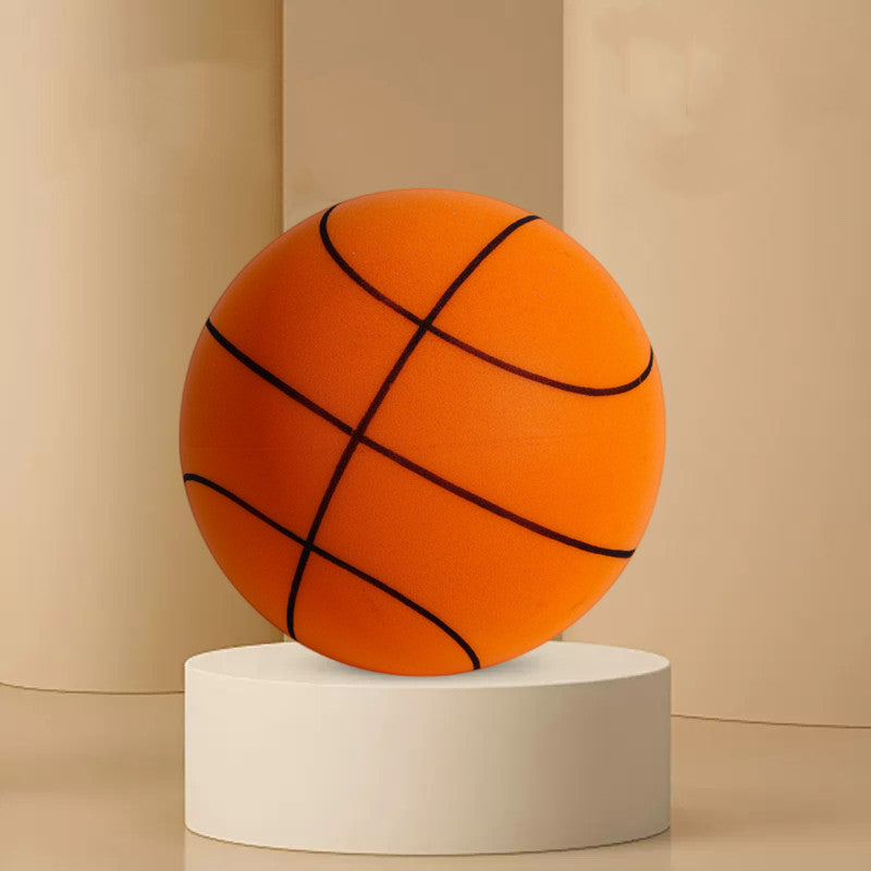 Silent High Density Foam Sports Ball Indoor Mute Basketball Sports DealSniper.net Basketball line orange No 7 Basketball