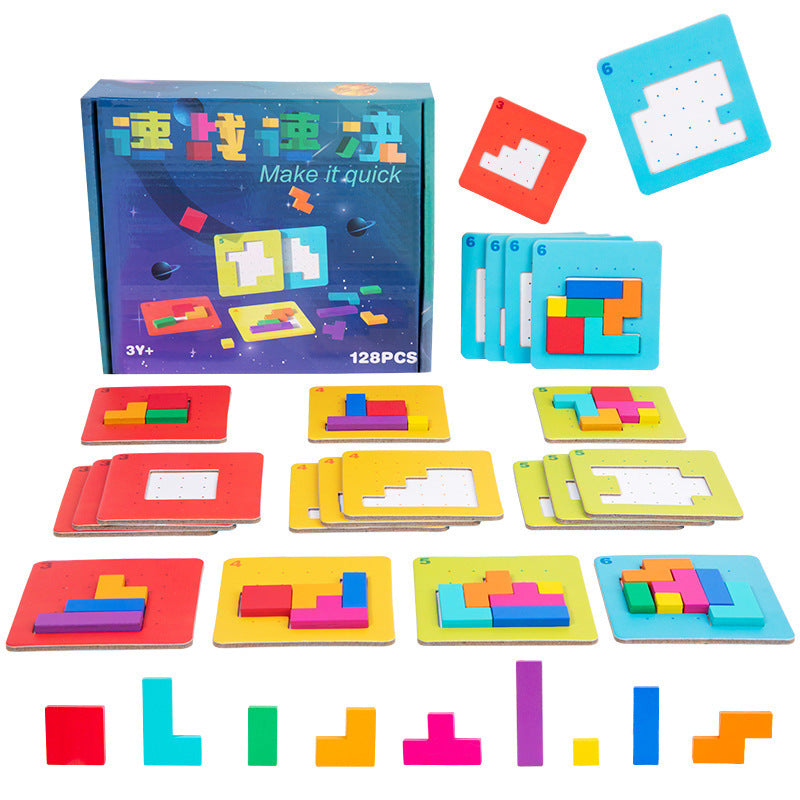 Quick Fix Building Block Puzzle Children's Educational Board Game Toy Kids dealsniper-net Make A Quick Decision