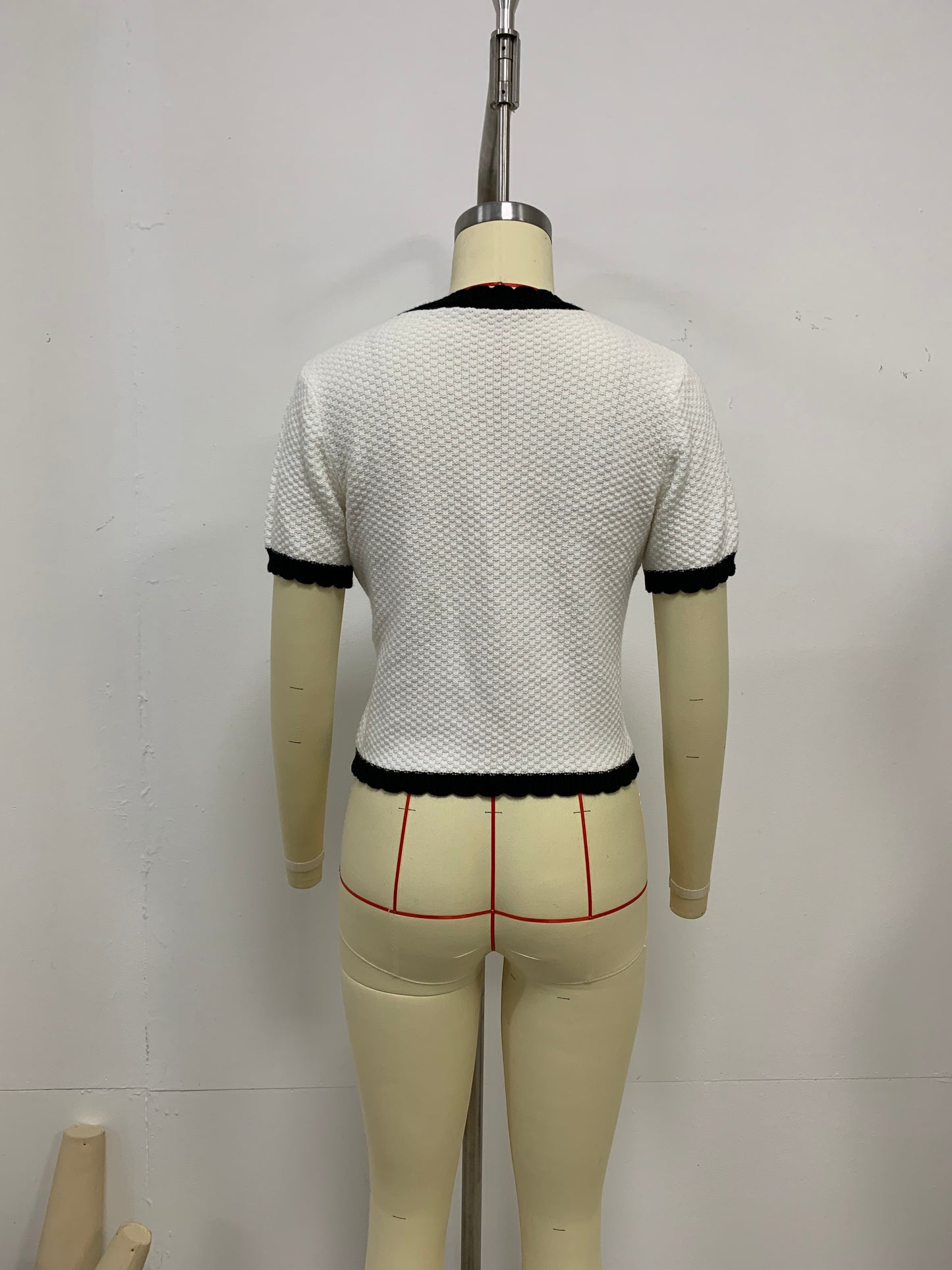 Summer Women Short Sleeve Knit Cardigan Women Gym From House