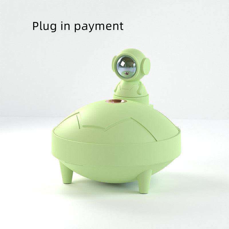 Astronaut Sunset Lamp Humidifier 2 Spraying Mode 360 Degree Home Decor DealSniper.net Green Plug in payment USB